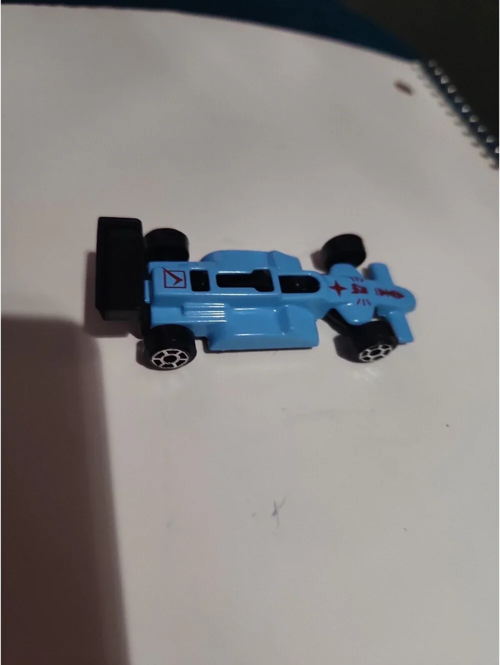 Die Cast Light Blue Shin Hebrew Indy Car Formula 1 F1 Toy Car!